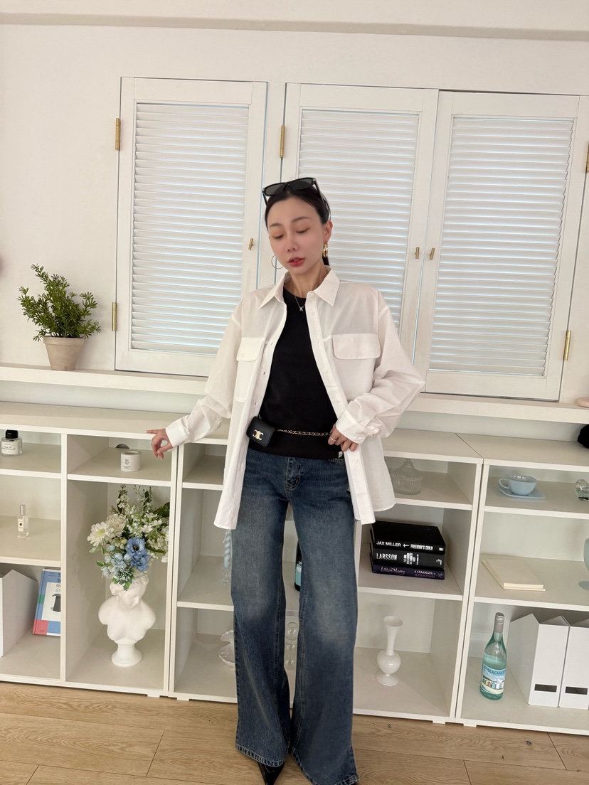 LUMIPLE東大門代購女士新品休閑職業人氣推薦真品26春夏牛仔褲LUMIPLE牛仔褲