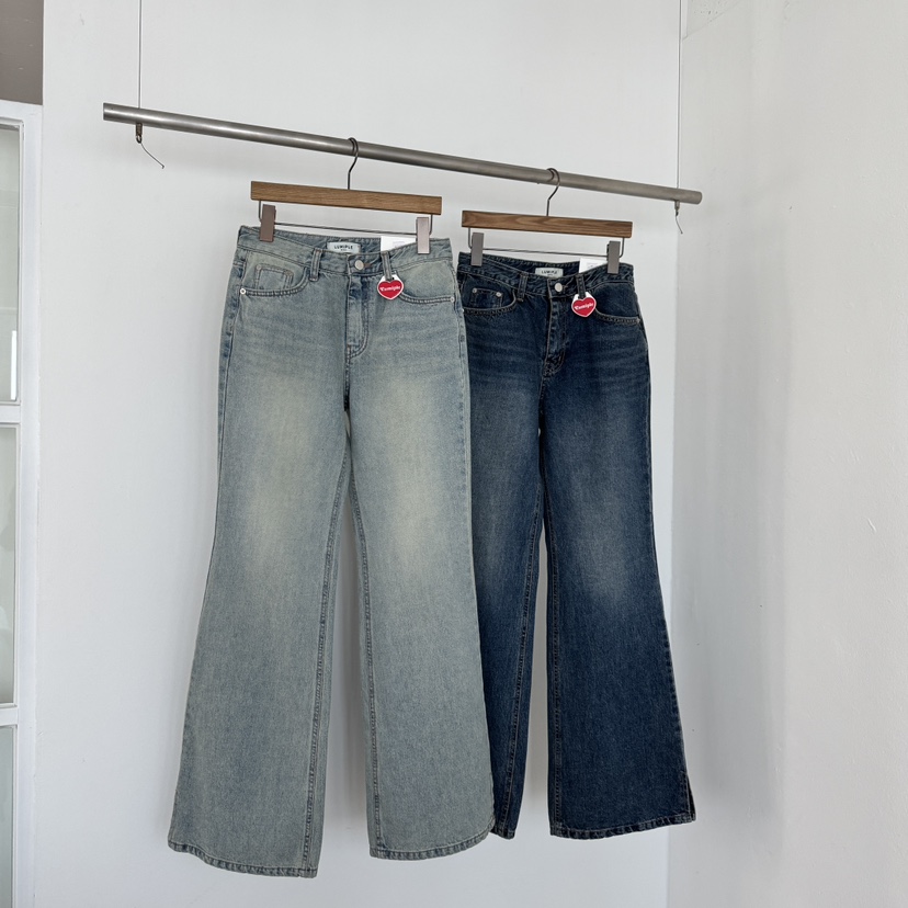 LUMIPLE東大門代購女士新品休閑職業人氣推薦真品26春夏牛仔褲LUMIPLE牛仔褲圖色1左一色