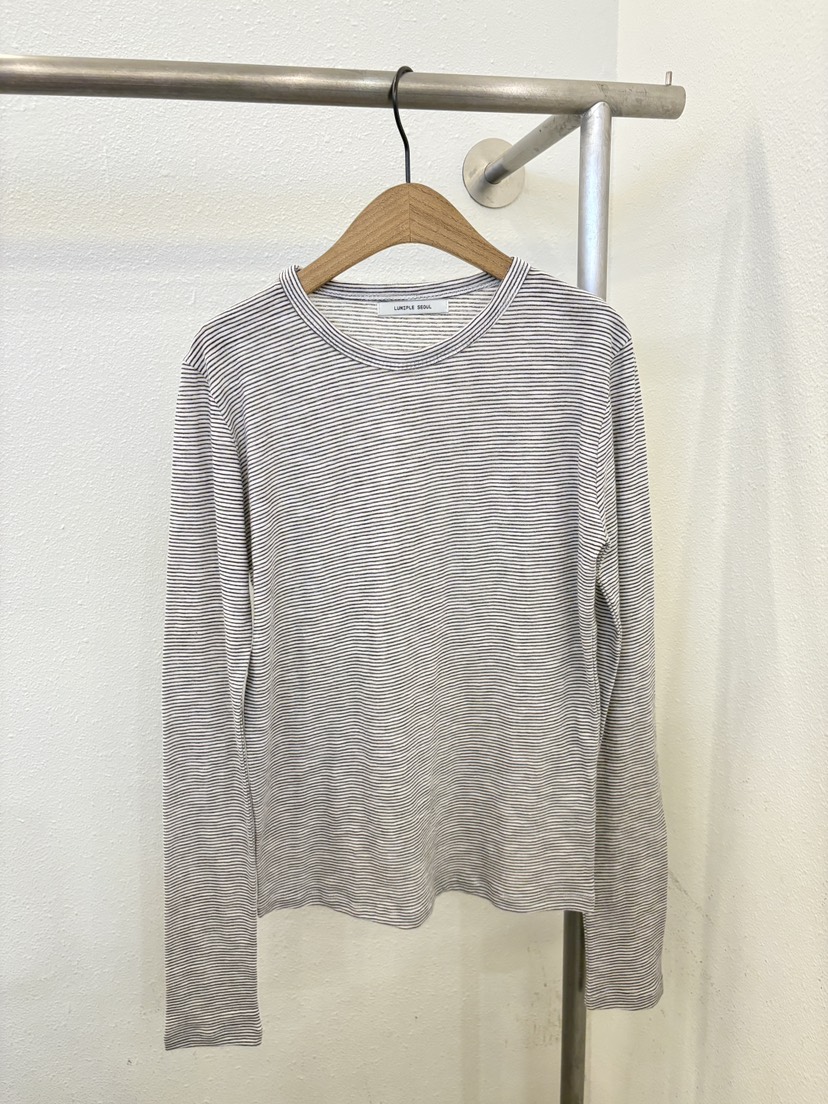 LUMIPLE韓國代購女士新品熱賣時尚休閑26春夏職業長袖T恤LUMIPLE長袖T恤圖色1