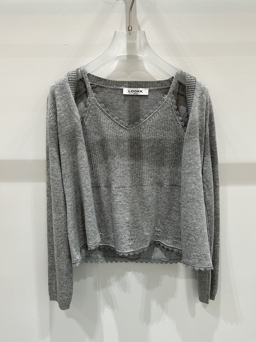 LOOKK/MIMME韓國代購女裝新品人氣職業推薦針織衫不含內搭LOOKK/MIMME針織衫圖色2