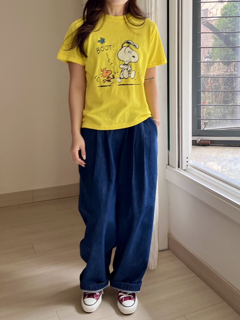 AT NOTE韓國代購女士新款休閑人氣熱賣時尚職業T恤史努比AT NOTET恤