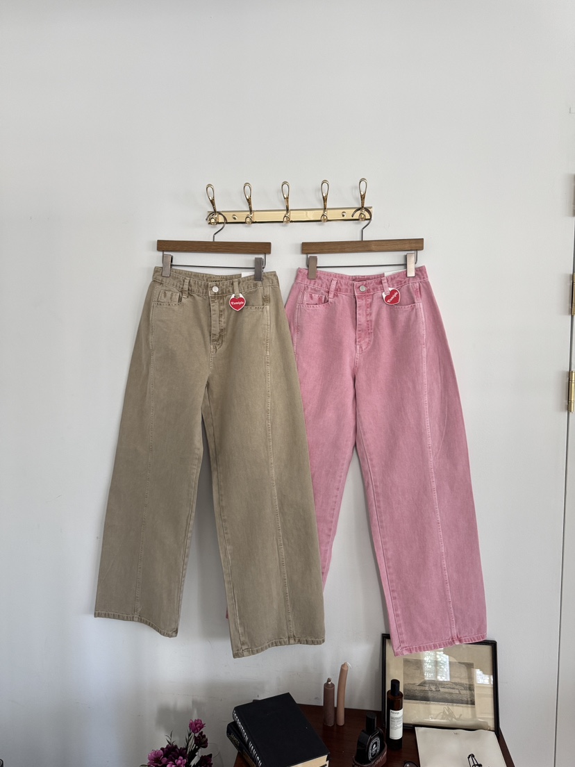 LUMIPLE東大門實拍女裝新品職業熱賣時尚推薦真品26春夏牛仔褲LUMIPLE牛仔褲