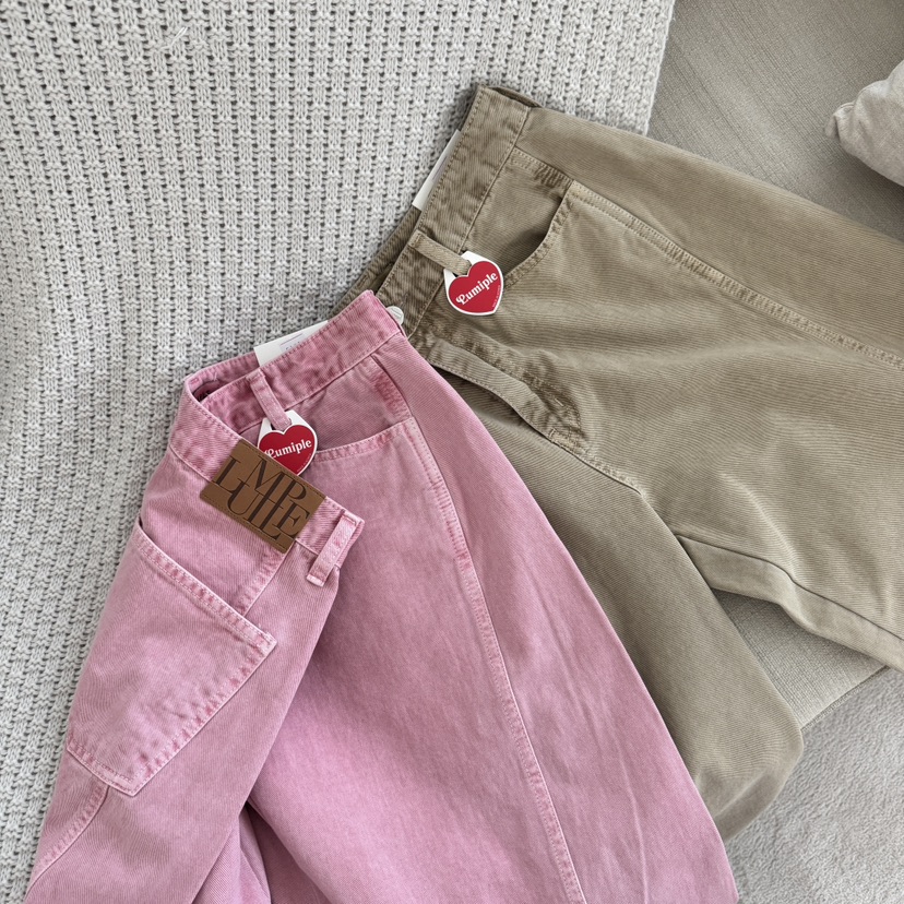 LUMIPLE東大門實拍女裝新品職業熱賣時尚推薦真品26春夏牛仔褲LUMIPLE牛仔褲