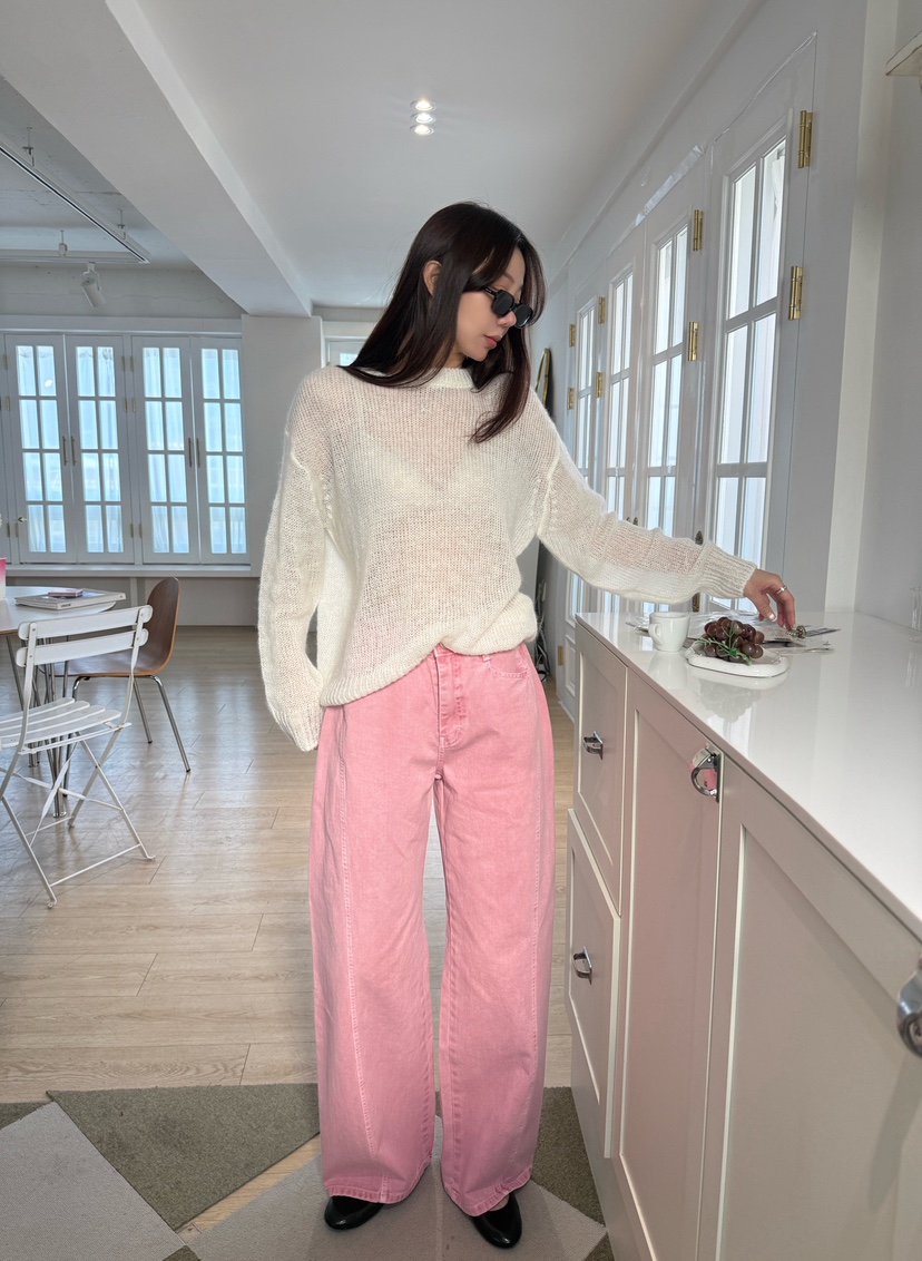 LUMIPLE東大門實拍女裝新品職業熱賣時尚推薦真品26春夏牛仔褲LUMIPLE牛仔褲