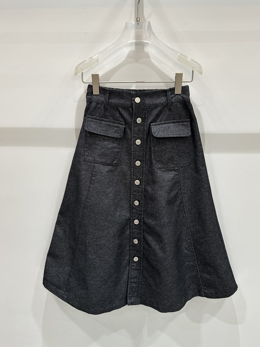 LOOKK/MIMME東大門實拍女士新款時尚熱賣真品26春夏長裙連帽LOOKK/MIMME長裙圖色2黑色