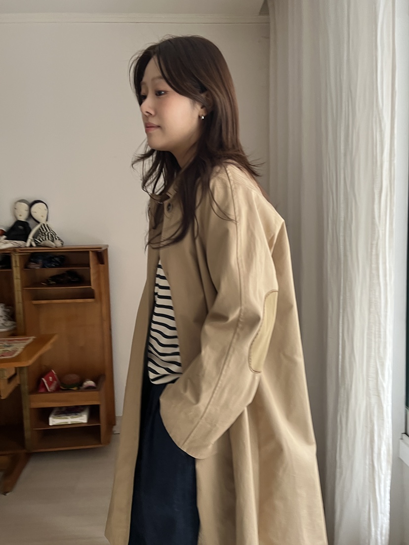 AT NOTE韓國直郵女士新品推薦26春夏真品職業時尚長款風衣AT NOTE長款風衣