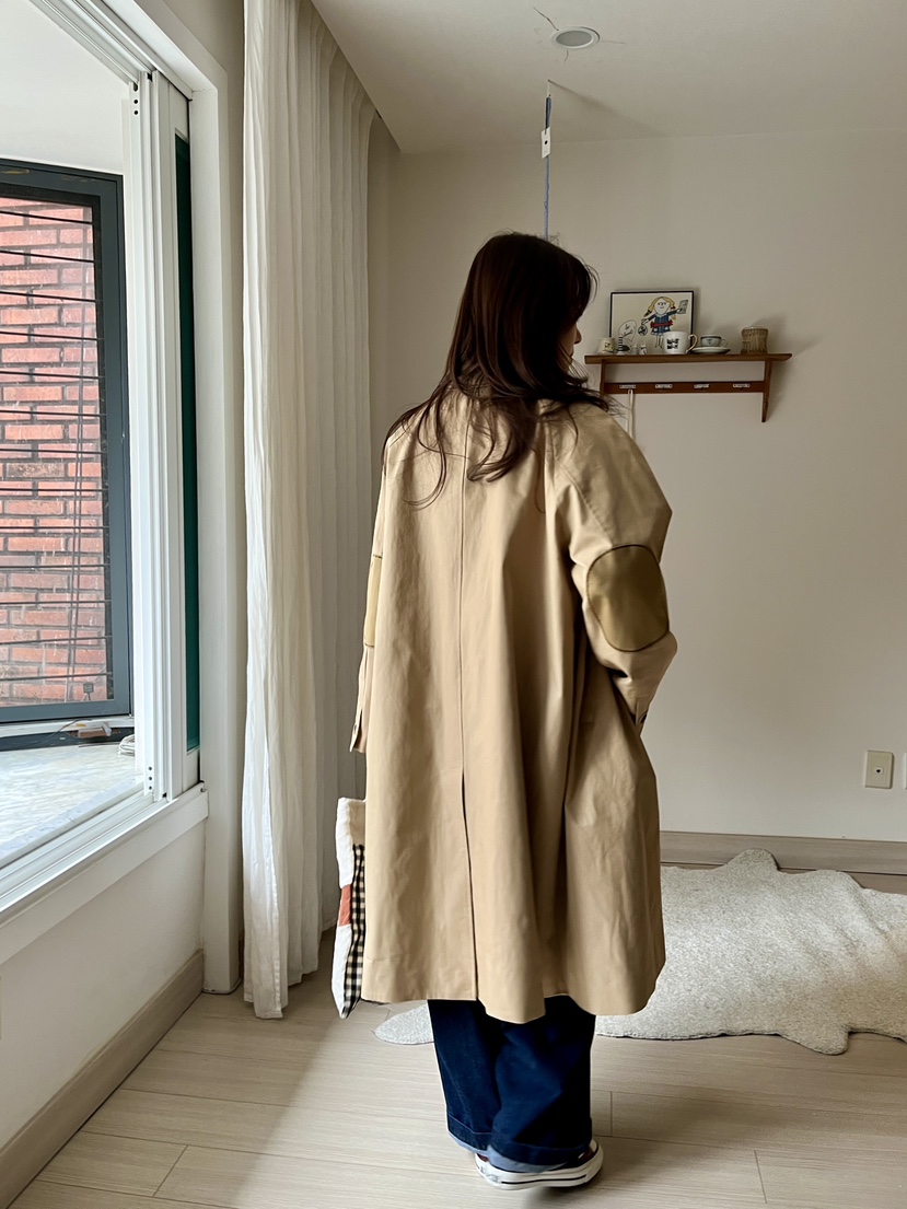 AT NOTE韓國直郵女士新品推薦26春夏真品職業時尚長款風衣AT NOTE長款風衣