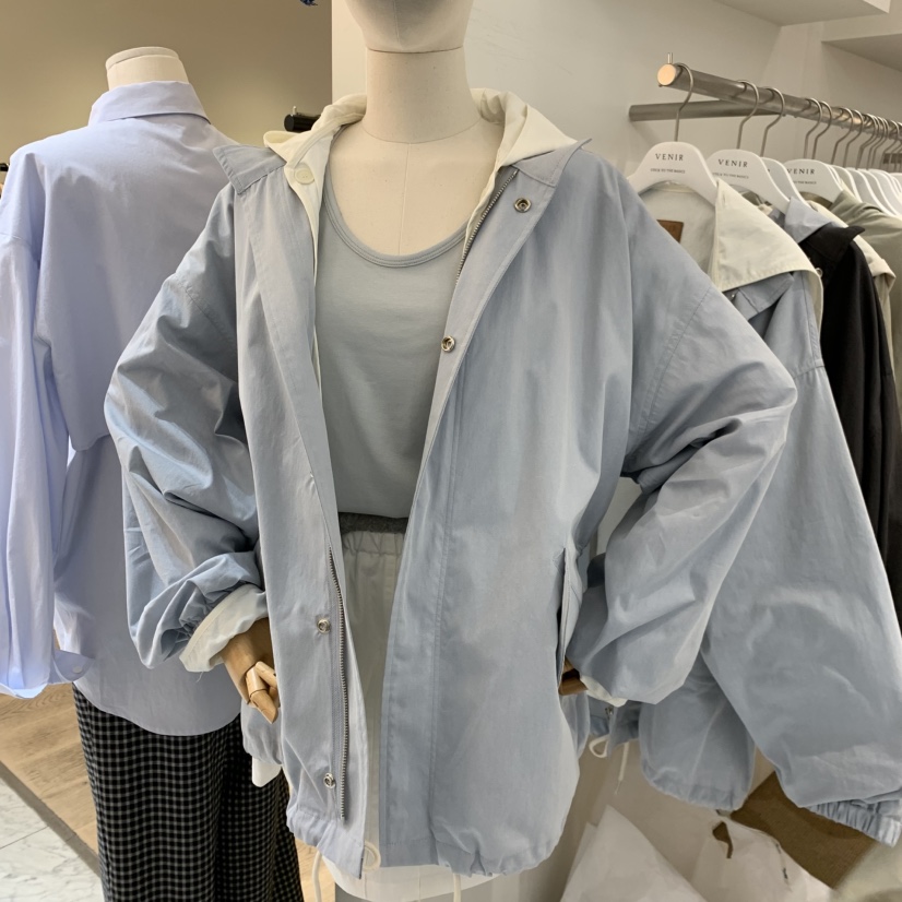 VENIR-a韓國直郵女裝新品26春夏推薦人氣休閑夾克雙排扣VENIR-a夾克圖色1