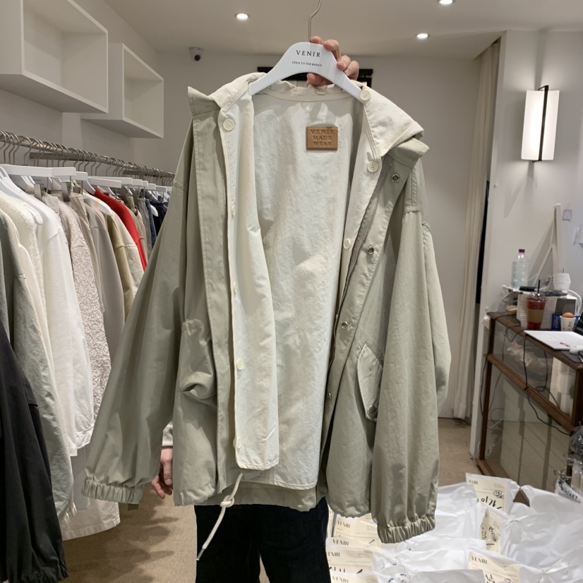 VENIR-a韓國直郵女裝新品26春夏推薦人氣休閑夾克雙排扣VENIR-a夾克圖色3