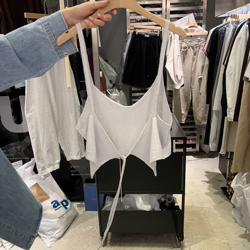 BANY ANCO東大門代購女士新品推薦休閑吊帶背心不含內搭BANY ANCO吊帶/背心