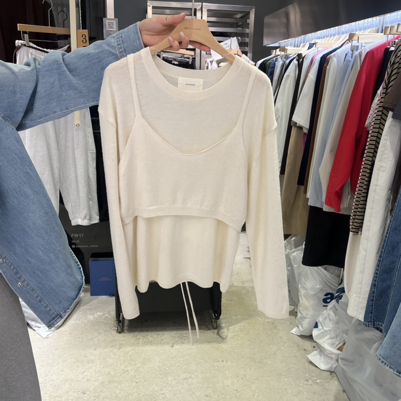 BANY ANCO東大門代購女士新品推薦休閑吊帶背心不含內搭BANY ANCO吊帶/背心圖色3