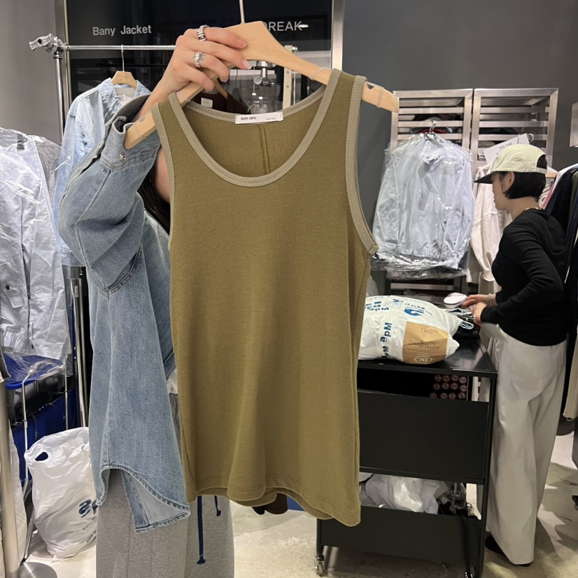 BANY ANCO東大門直郵女士新款時尚人氣真品26春夏吊帶背心BANY ANCO吊帶/背心圖色1