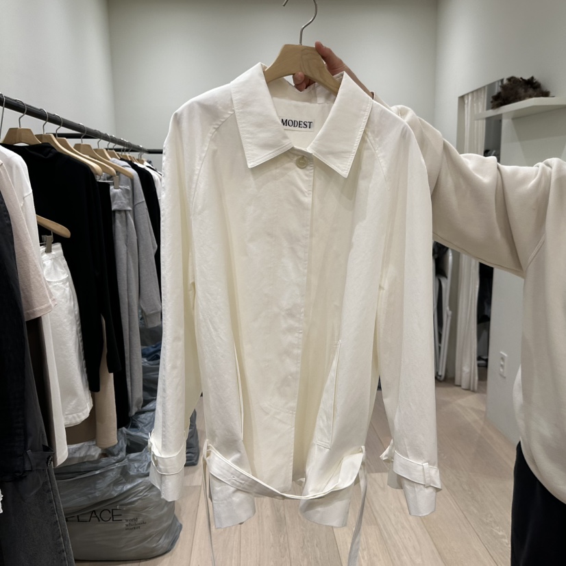 NOTTINGHAM/AVECNOUS東大門直郵女裝新品熱賣夾克含腰帶圍巾NOTTINGHAM/AVECNOUS夾克圖色1