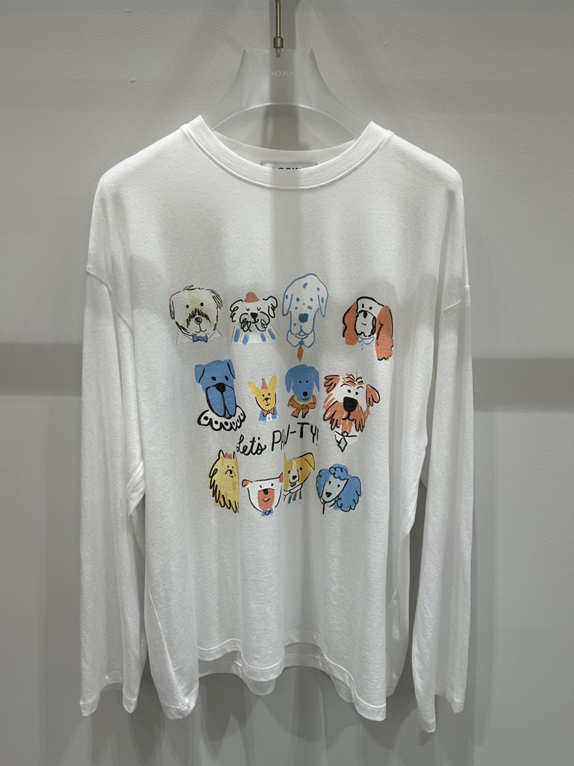 LOOKK/MIMME韓國直郵女裝新款26春夏熱賣時尚休閑長袖T恤LOOKK/MIMME長袖T恤圖色1