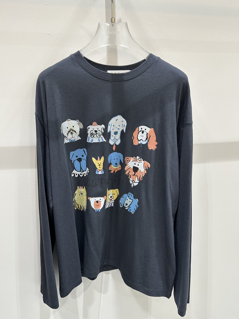 LOOKK/MIMME韓國直郵女裝新款26春夏熱賣時尚休閑長袖T恤LOOKK/MIMME長袖T恤圖色3