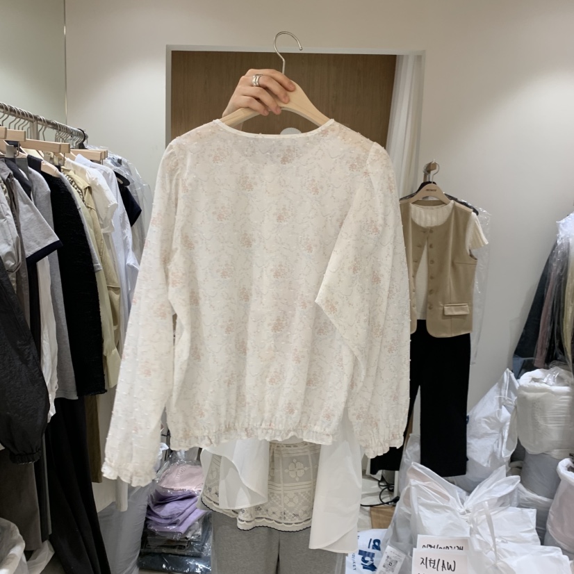 HOWFF東大門實拍女士新款熱賣人氣推薦襯衫蕾絲衫不含內搭HOWFF襯衫/蕾絲衫