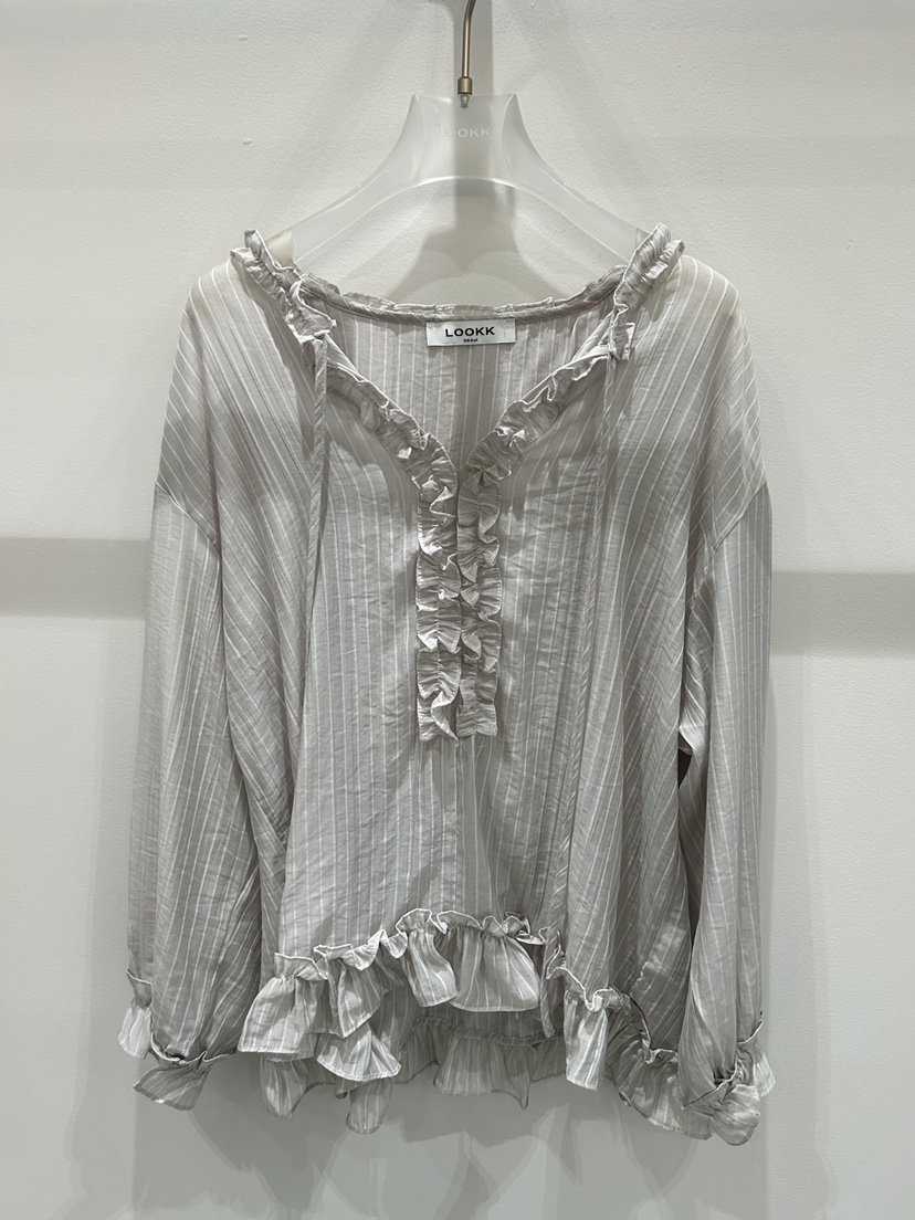 LOOKK/MIMME東大門代購女士新品真品人氣職業襯衫蕾絲衫LOOKK/MIMME襯衫/蕾絲衫圖色2