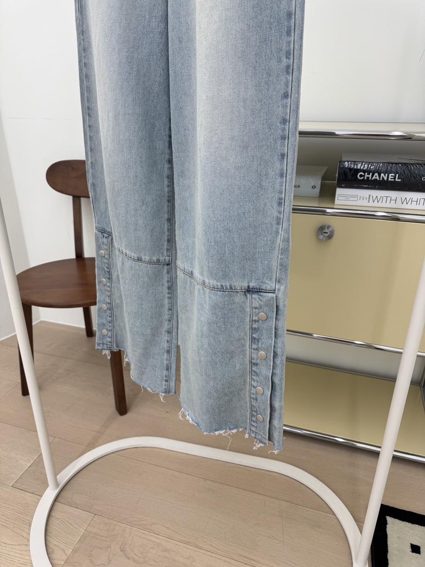 LUMIPLE東大門代購女裝新款休閑真品職業26春夏推薦牛仔褲LUMIPLE牛仔褲