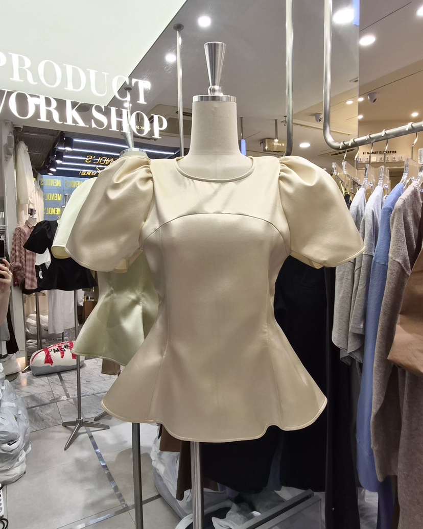 WORK SHOP東大門代購女士新品職業人氣熱賣休閑襯衫蕾絲衫Work_shop襯衫/蕾絲衫圖色1