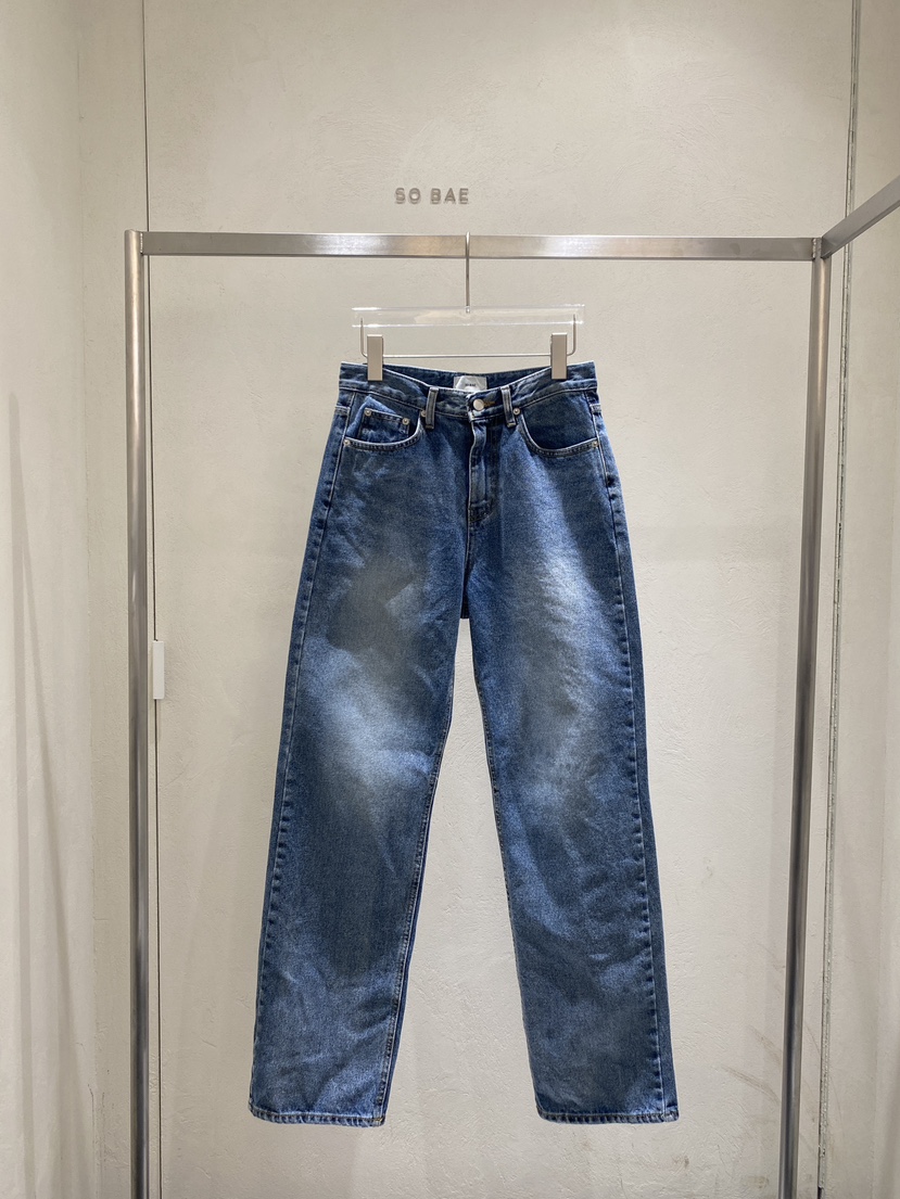 SO BAE東大門直郵女士新品推薦熱賣休閑職業真品26春夏牛仔褲SO BAE牛仔褲圖色1