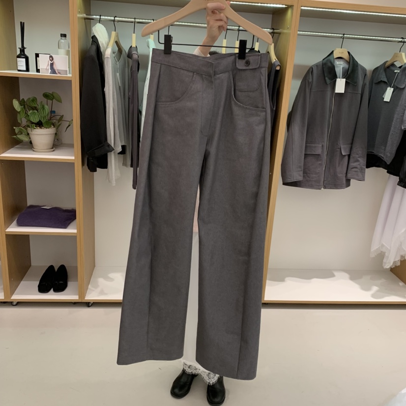 ALOT韓國代購女裝新品26春夏職業熱賣休閑人氣休閑褲口袋A LOT休閑褲圖色1