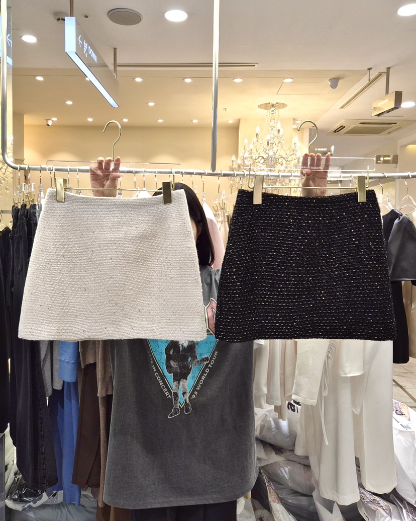 WORK SHOP韓國直郵女裝新款人氣推薦職業休閑26春夏短裙Work_shop短裙