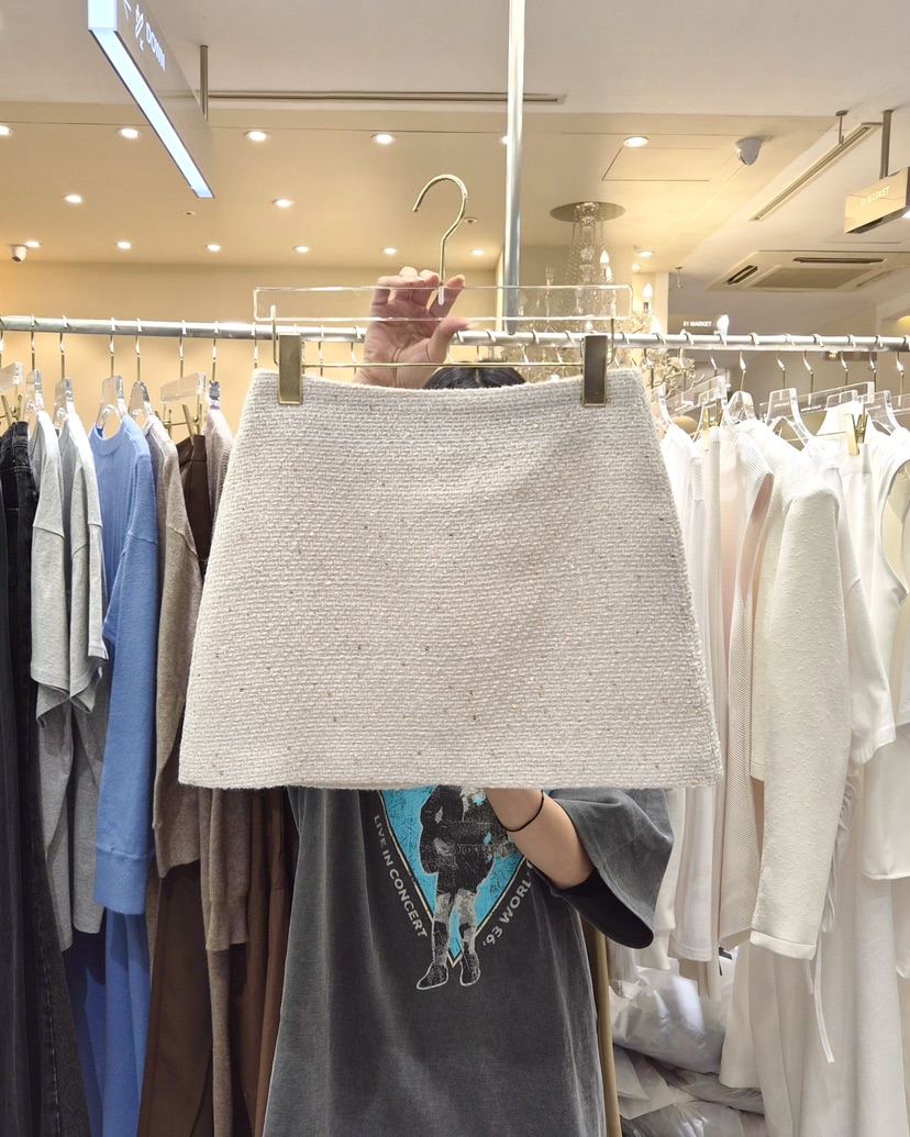 WORK SHOP韓國直郵女裝新款人氣推薦職業休閑26春夏短裙Work_shop短裙圖色1