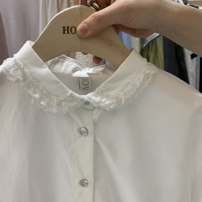 HOWFF韓國代購女士新款人氣職業時尚休閑熱賣襯衫蕾絲衫羅紋HOWFF襯衫/蕾絲衫