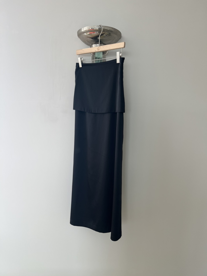 ME MO韓國直郵女裝新款推薦真品時尚職業熱賣26春夏長裙雙層ME MO長裙