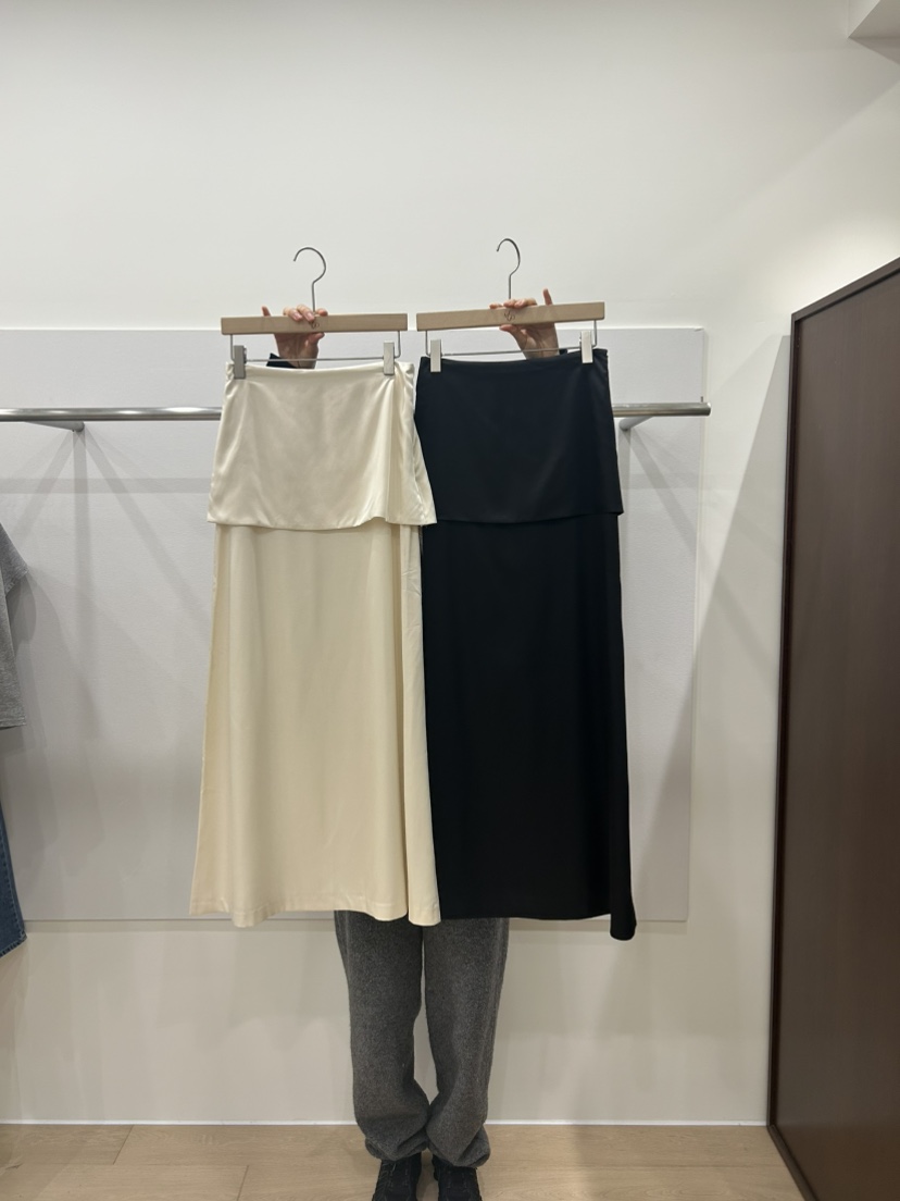 ME MO韓國直郵女裝新款推薦真品時尚職業熱賣26春夏長裙雙層ME MO長裙