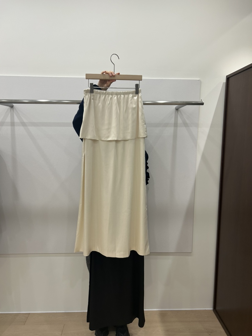 ME MO韓國直郵女裝新款推薦真品時尚職業熱賣26春夏長裙雙層ME MO長裙