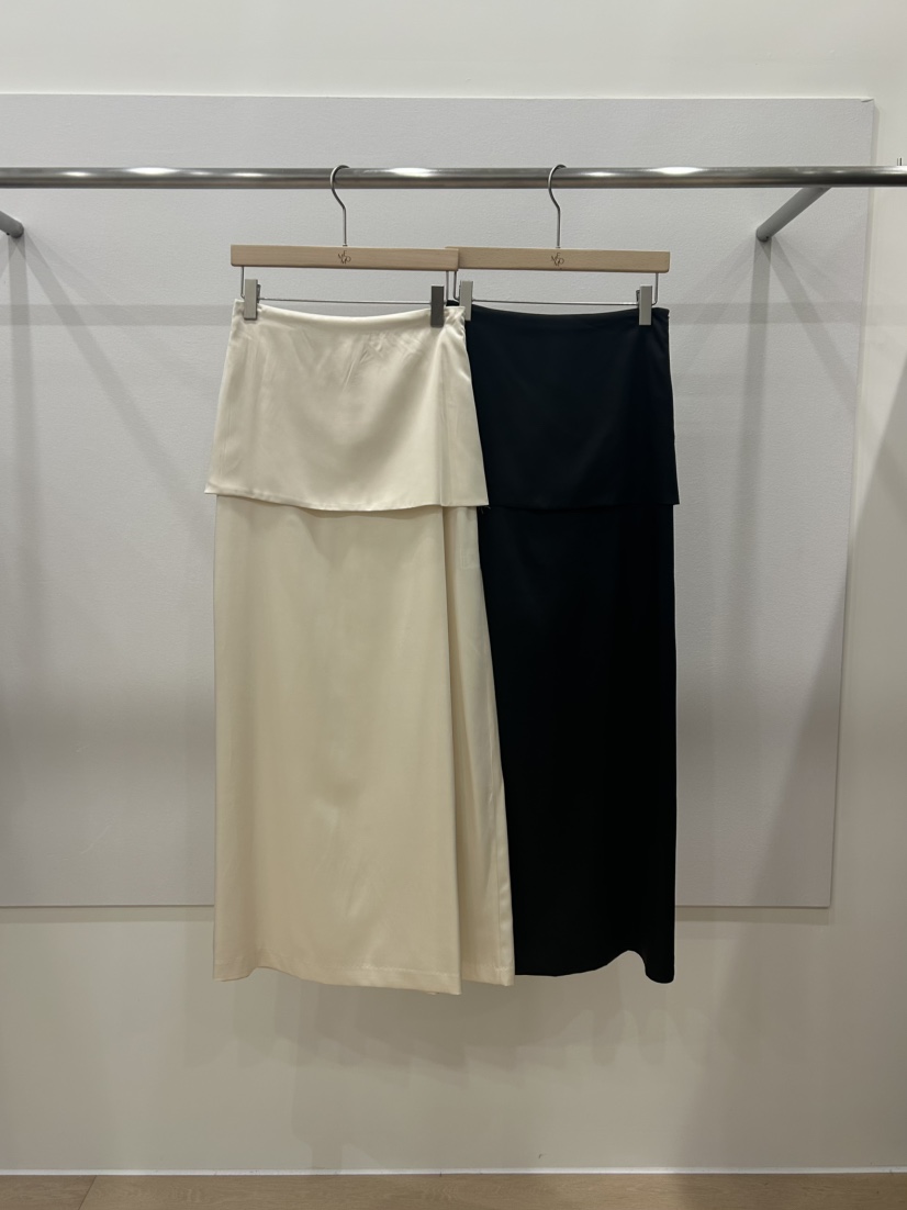 ME MO韓國直郵女裝新款推薦真品時尚職業熱賣26春夏長裙雙層ME MO長裙