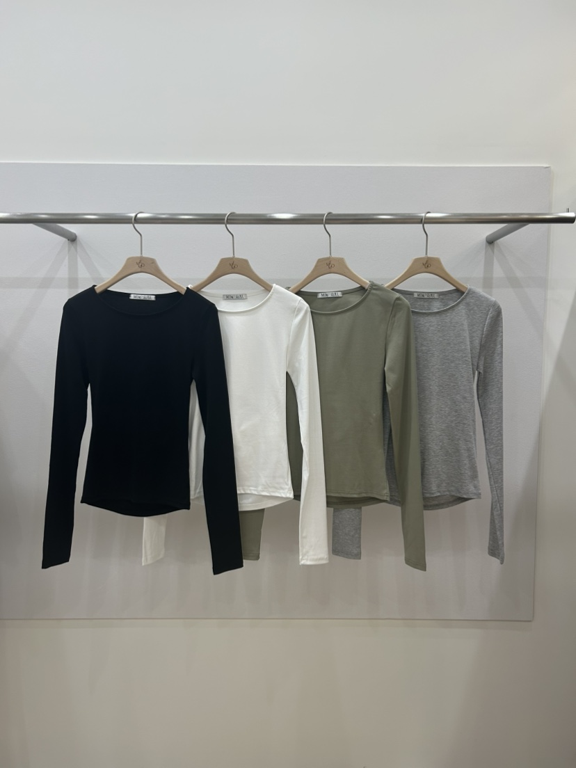 ME MO韓國直郵女士新品真品時尚職業人氣26春夏熱賣長袖T恤ME MO長袖T恤