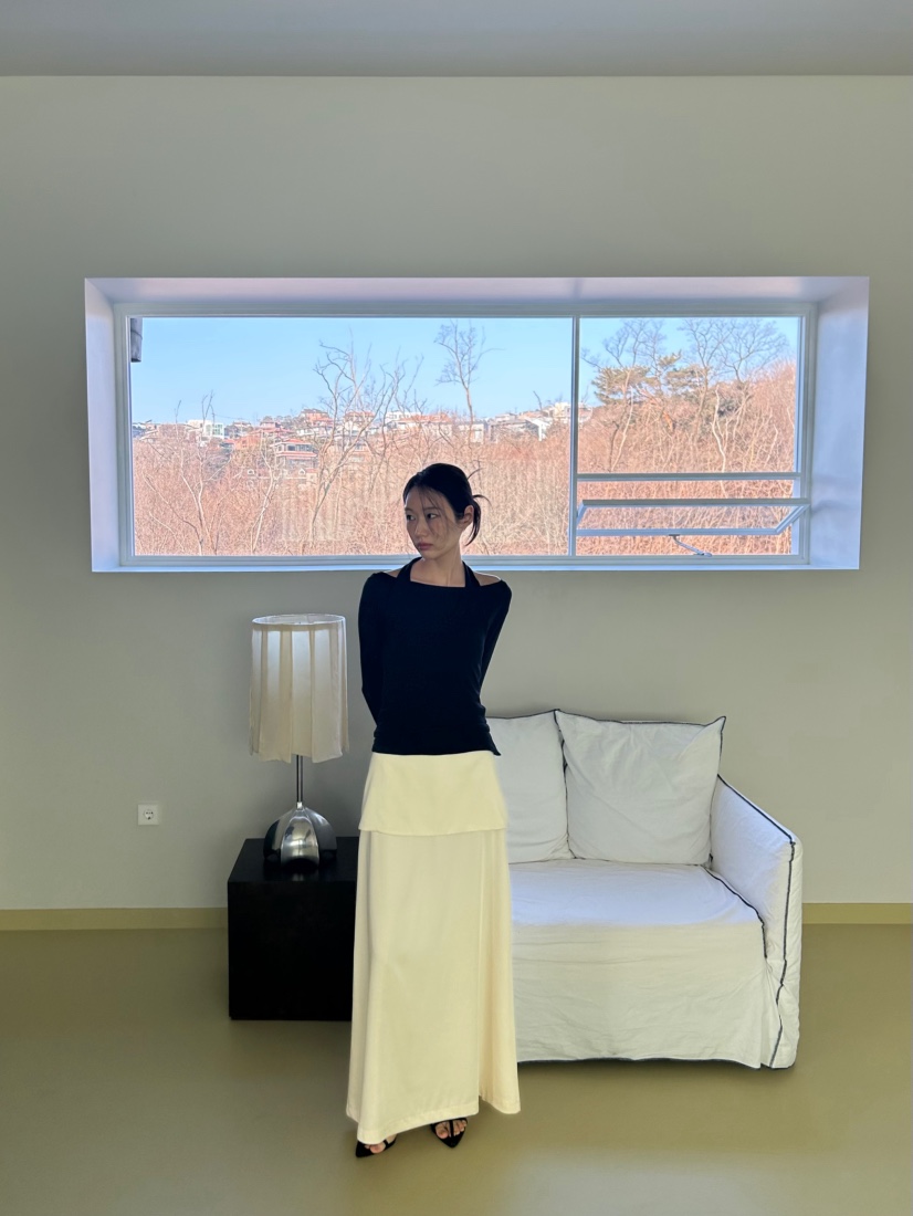 ME MO東大門直郵女士新品時尚26春夏休閑長袖T恤不含吊帶ME MO長袖T恤