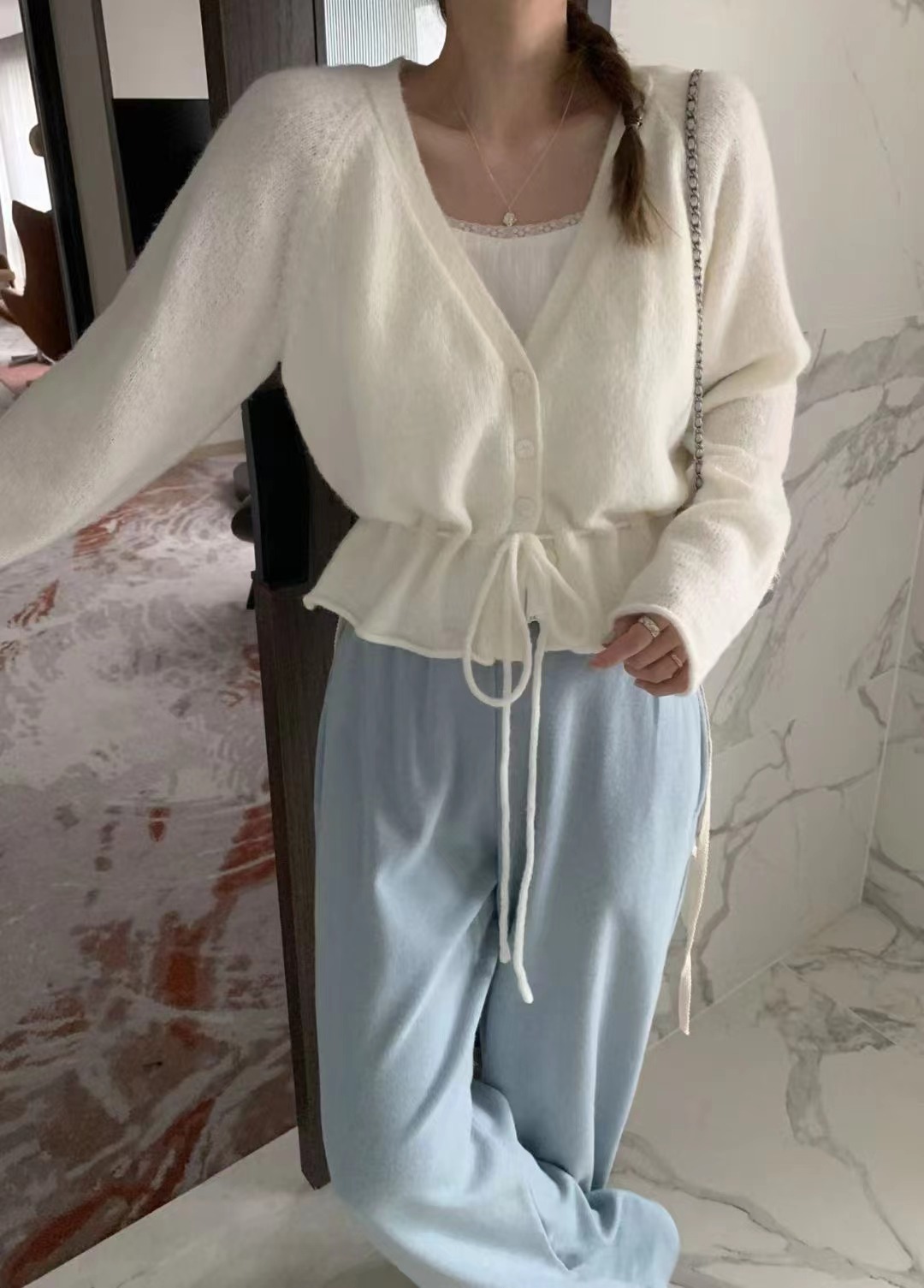 MELLOUNGE-멜라운지-T東大門代購女士新品時尚休閑針織衫MELLOUNGE-T針織衫