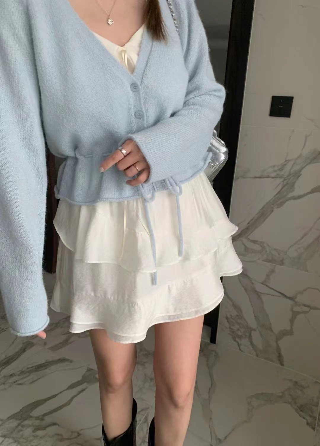 MELLOUNGE-멜라운지-T東大門代購女士新品時尚休閑針織衫MELLOUNGE-T針織衫