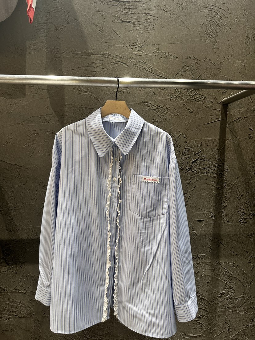 BLACK RIBBON-A東大門實拍女裝新品26春夏人氣襯衫蕾絲衫BLACK RIBBON-A襯衫/蕾絲衫圖色2