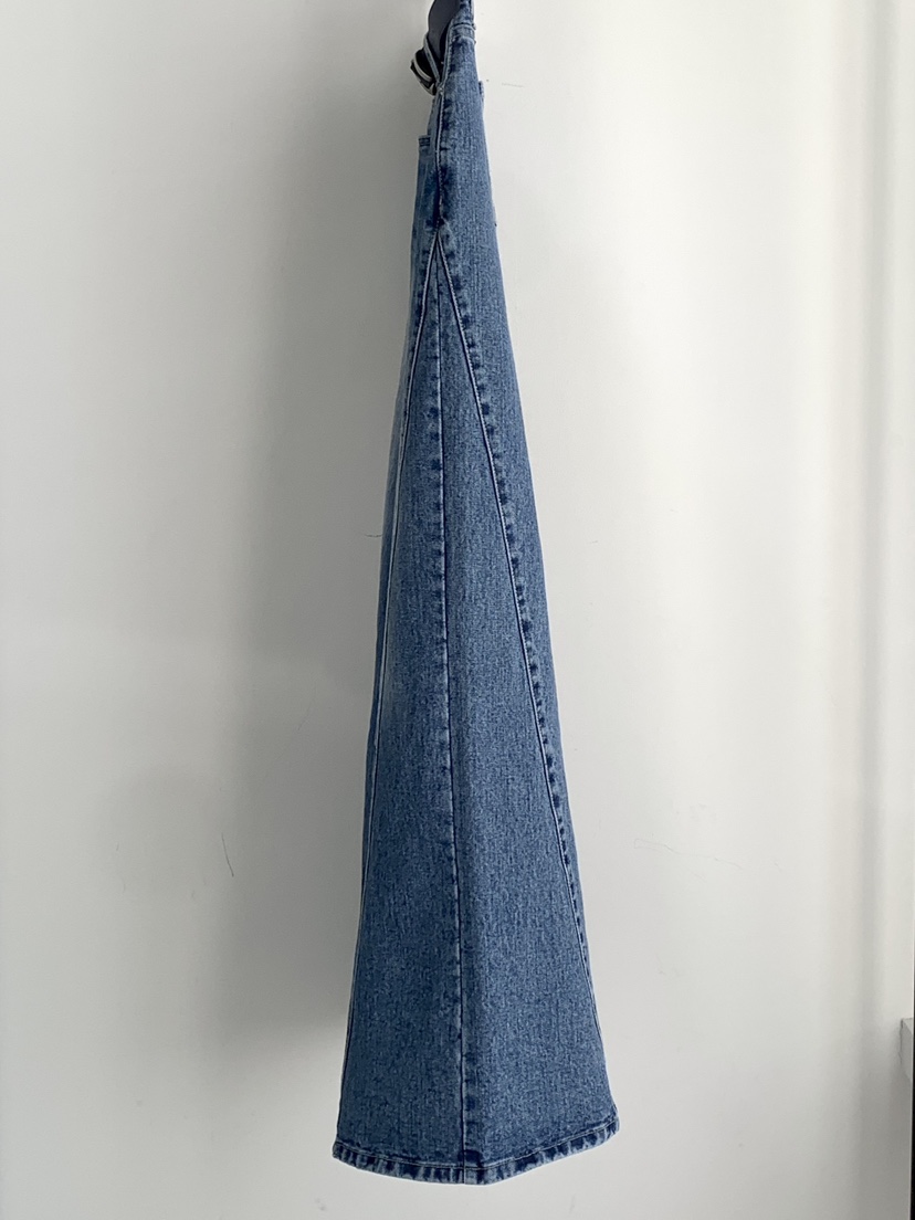 DAVICHI/D.SECOND東大門直郵女士新款職業牛仔褲含隨機腰帶DAVICHI/D.SECOND牛仔褲