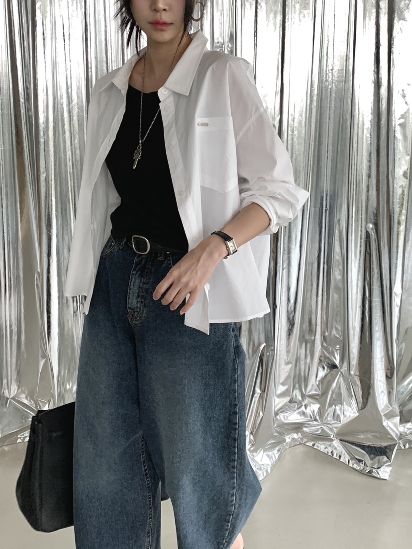 DAVICHI/D.SECOND東大門實拍女士新款熱賣26春夏襯衫蕾絲衫DAVICHI/D.SECOND襯衫/蕾絲衫