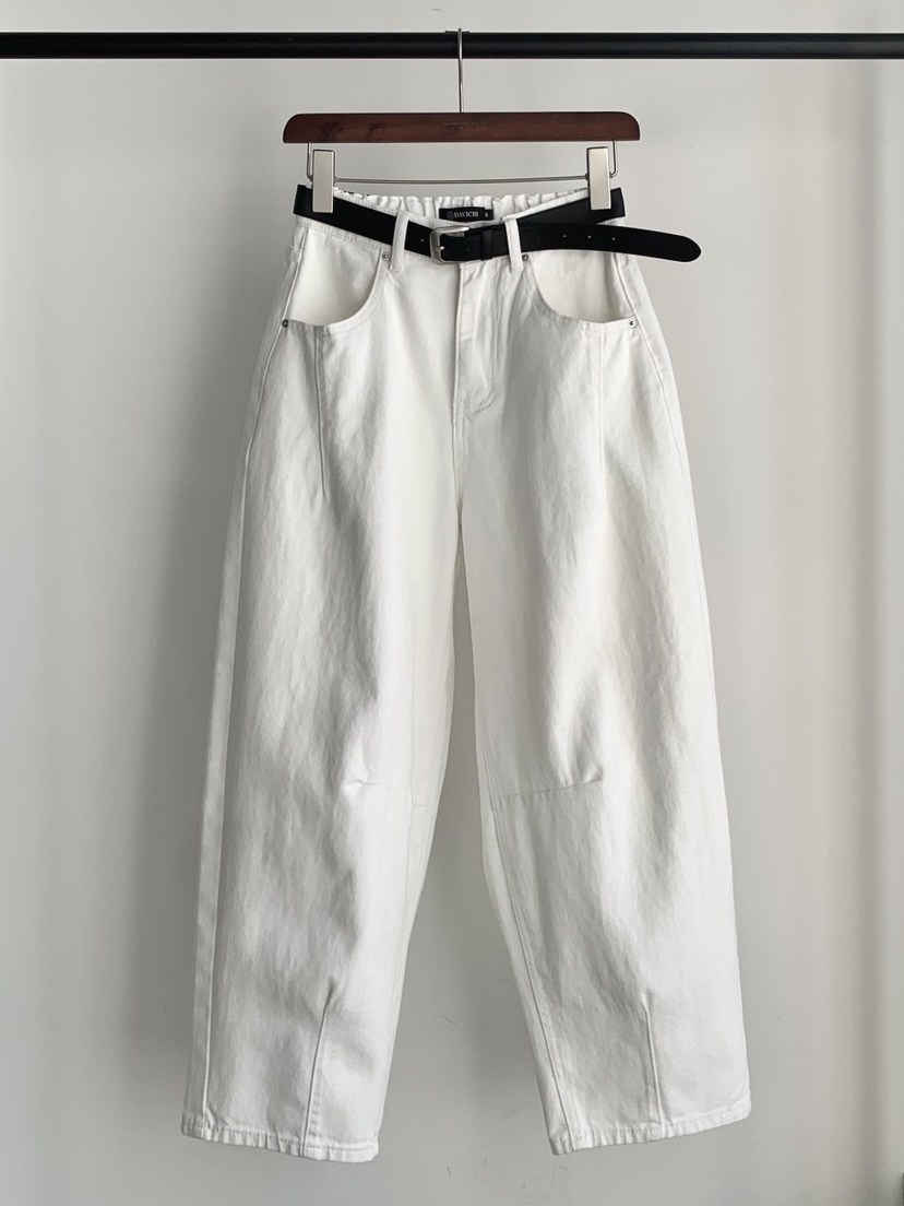 DAVICHI/D.SECOND東大門實拍女裝新品人氣休閑褲含隨機腰帶棉質DAVICHI/D.SECOND休閑褲圖色1