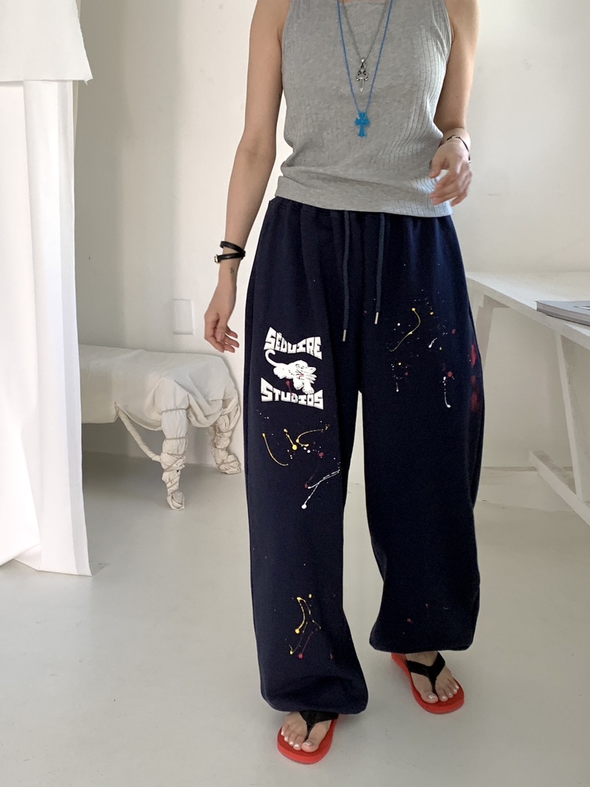 DAVICHI/D.SECOND韓國直郵女裝新款熱賣人氣休閑休閑褲DAVICHI/D.SECOND休閑褲