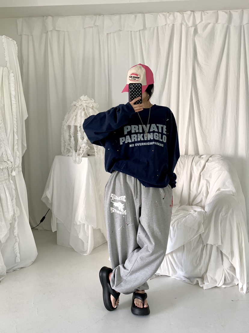 DAVICHI/D.SECOND韓國直郵女裝新款熱賣人氣休閑休閑褲DAVICHI/D.SECOND休閑褲