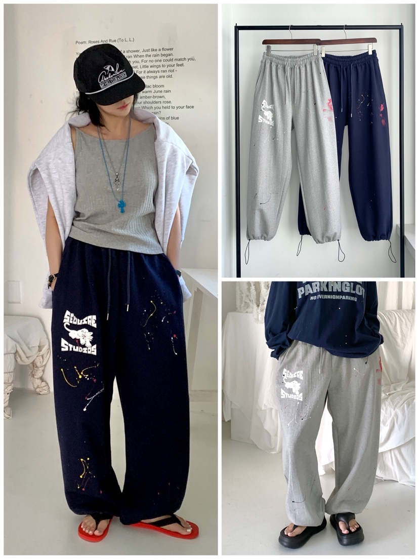 DAVICHI/D.SECOND韓國直郵女裝新款熱賣人氣休閑休閑褲DAVICHI/D.SECOND休閑褲