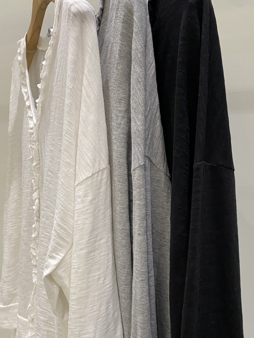 ONDO-P東大門實拍女裝新款人氣真品時尚長袖T恤荷葉邊開衫ONDO-P長袖T恤