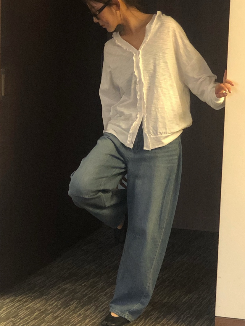 ONDO-P東大門實拍女裝新款人氣真品時尚長袖T恤荷葉邊開衫ONDO-P長袖T恤