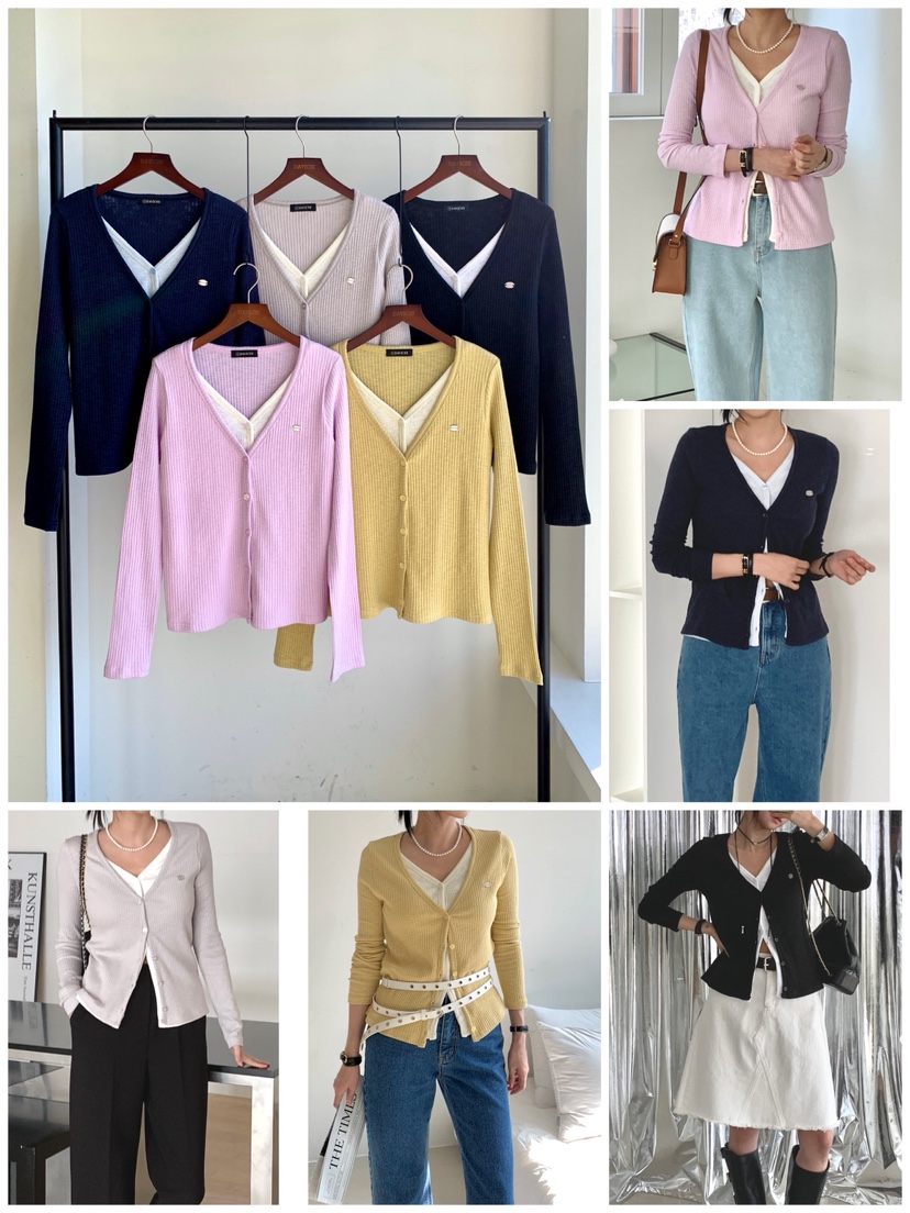 DAVICHI/D.SECOND韓國代購女裝新款時尚休閑真品針織衫DAVICHI/D.SECOND針織衫