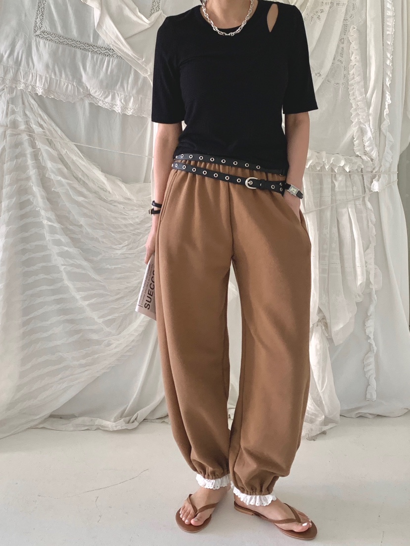 DAVICHI/D.SECOND東大門代購女裝新款推薦人氣熱賣休閑褲DAVICHI/D.SECOND休閑褲