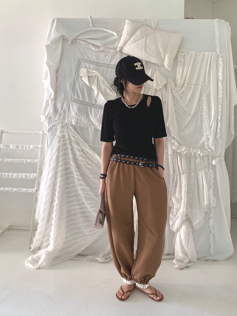 DAVICHI/D.SECOND東大門代購女裝新款推薦人氣熱賣休閑褲DAVICHI/D.SECOND休閑褲