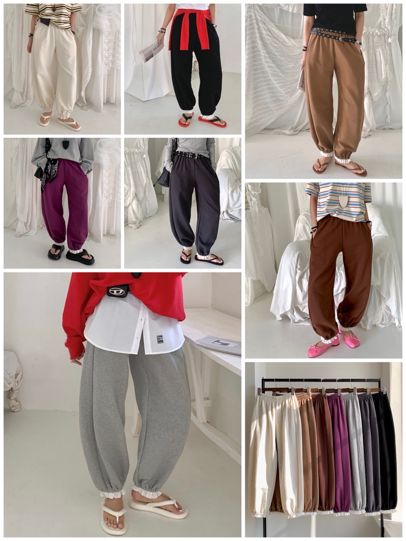 DAVICHI/D.SECOND東大門代購女裝新款推薦人氣熱賣休閑褲DAVICHI/D.SECOND休閑褲