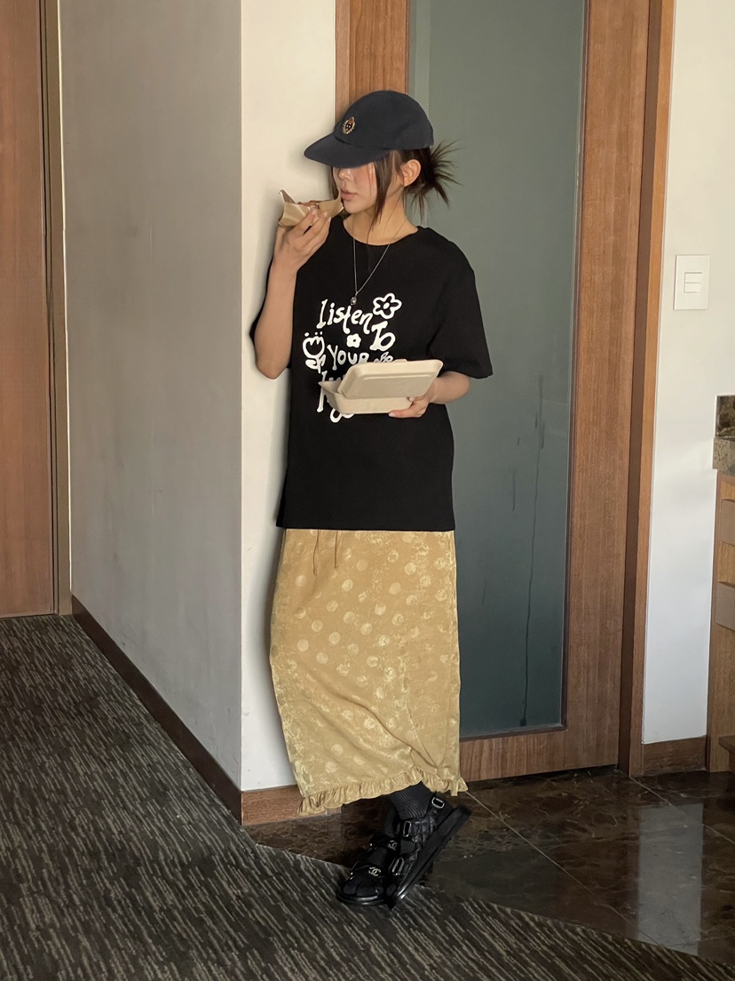 ONDO-P韓國代購女裝新品時尚職業推薦休閑熱賣26春夏T恤花朵ONDO-PT恤